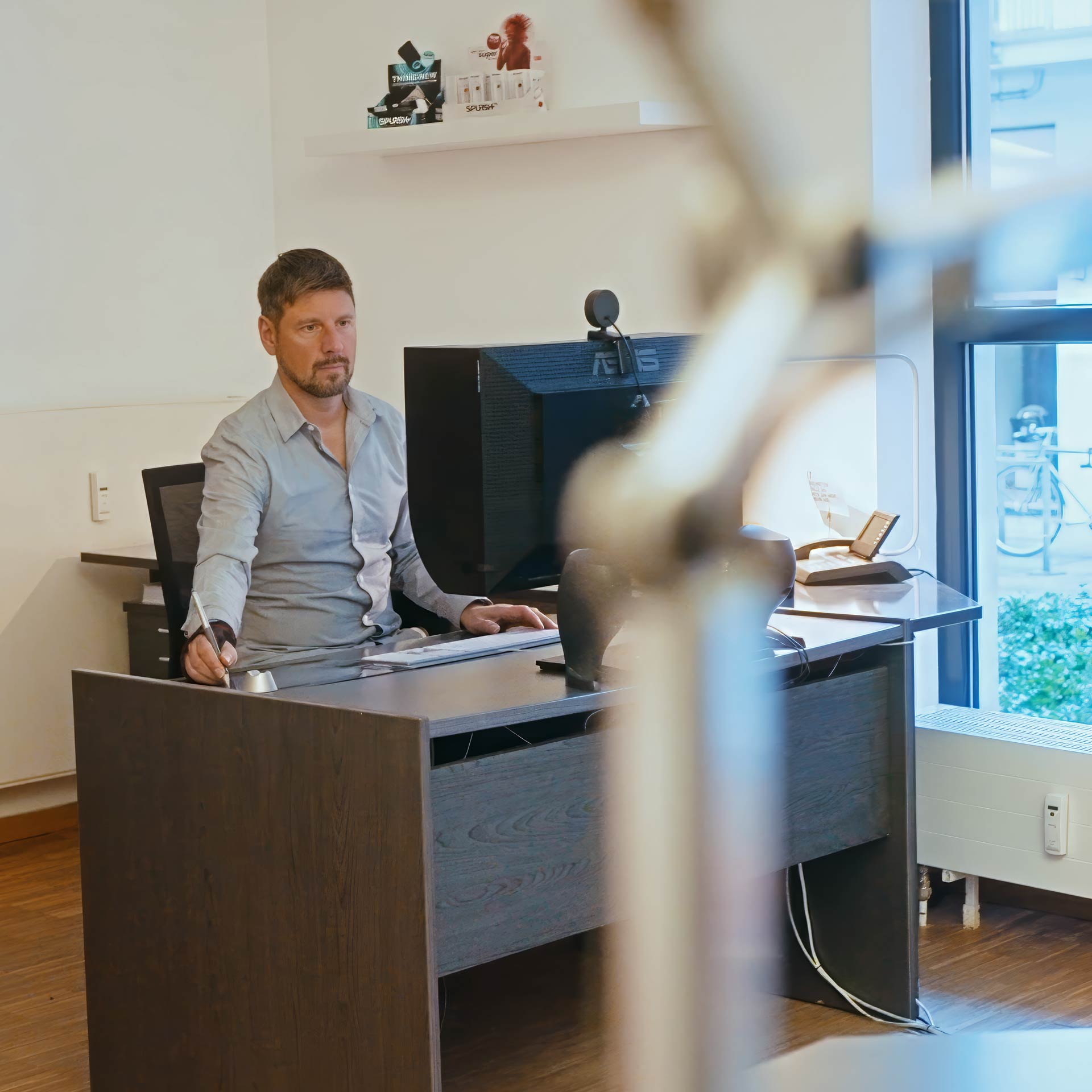 Kay Pingel bei der Arbeit